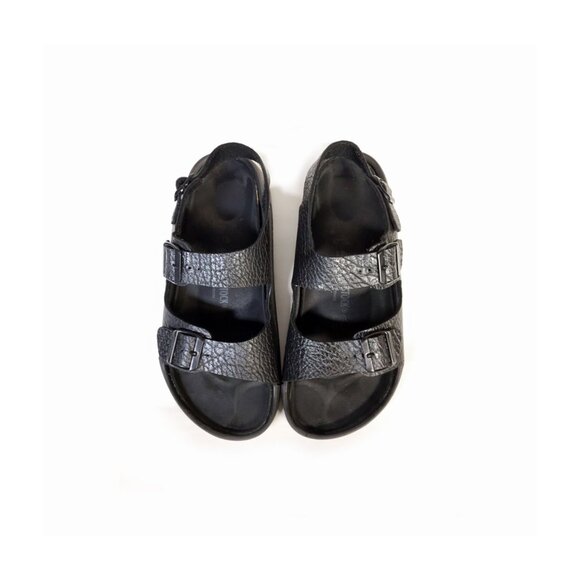 Birkenstock Milano 46 Black with Removable Leather footbed REG Width Mens 13 main image 11